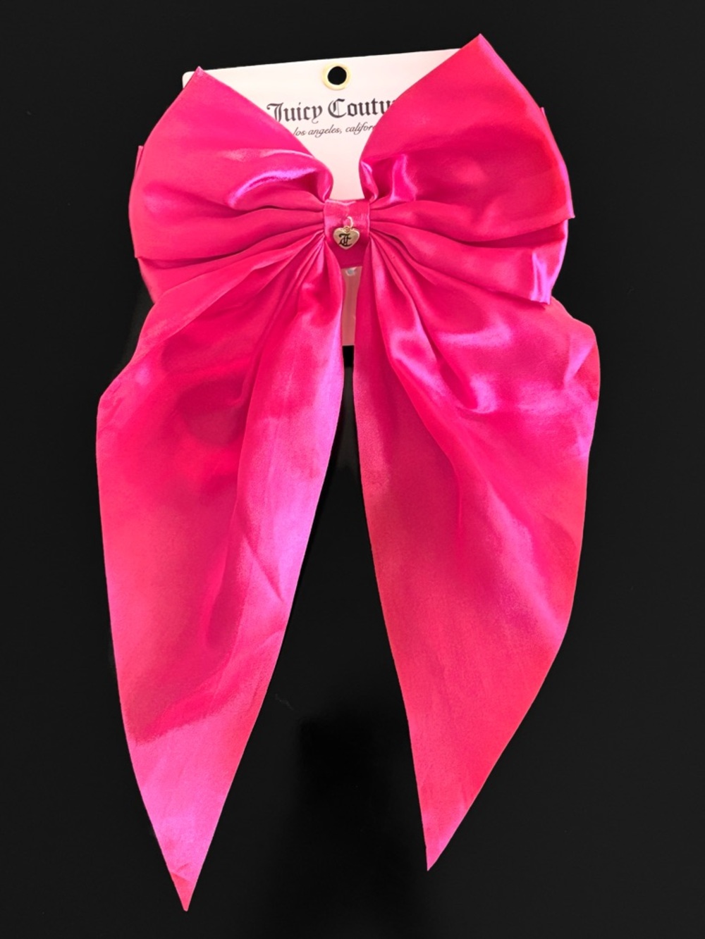 Juicy Couture Pink Satin Bow